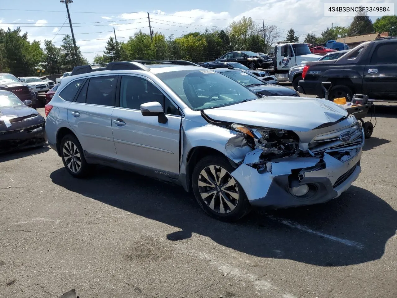 2015 Subaru Outback 2.5I Limited VIN: 4S4BSBNC3F3349884 Lot: 69658304