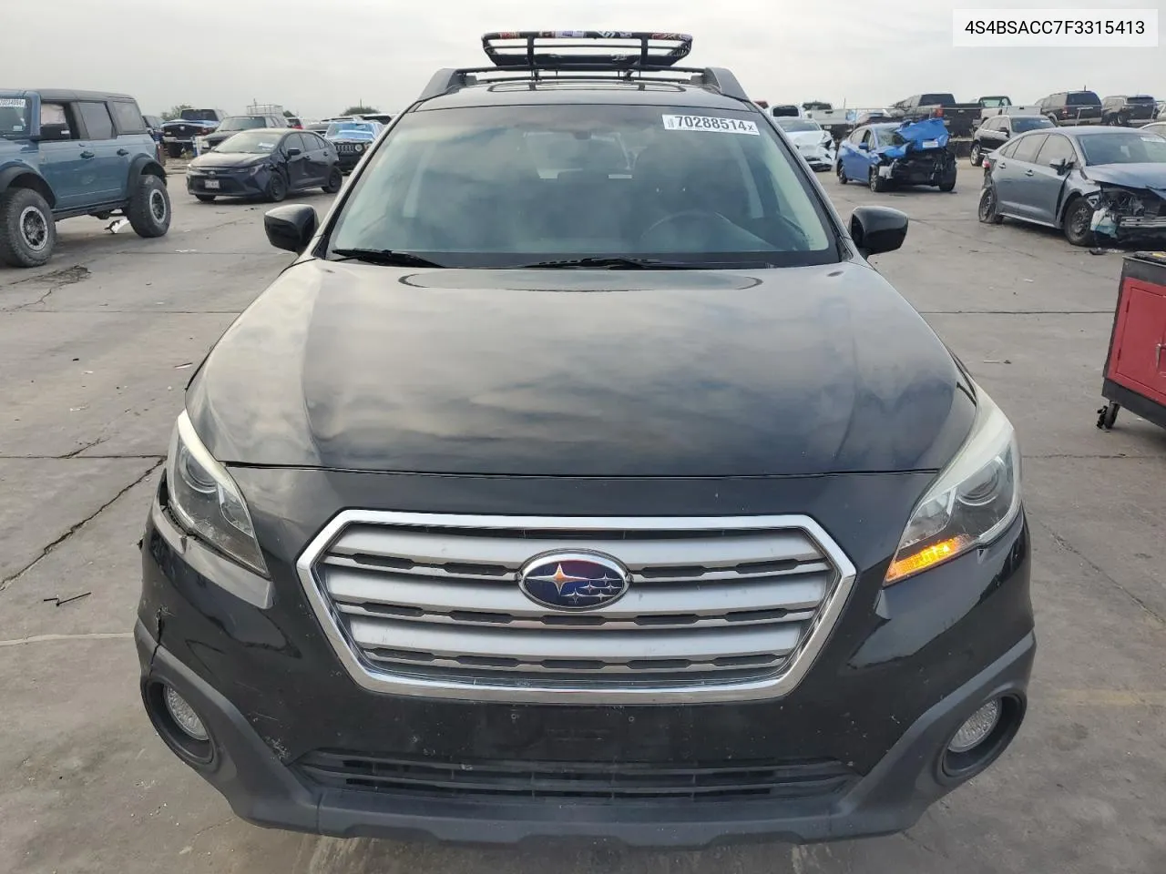 2015 Subaru Outback 2.5I Premium VIN: 4S4BSACC7F3315413 Lot: 70288514