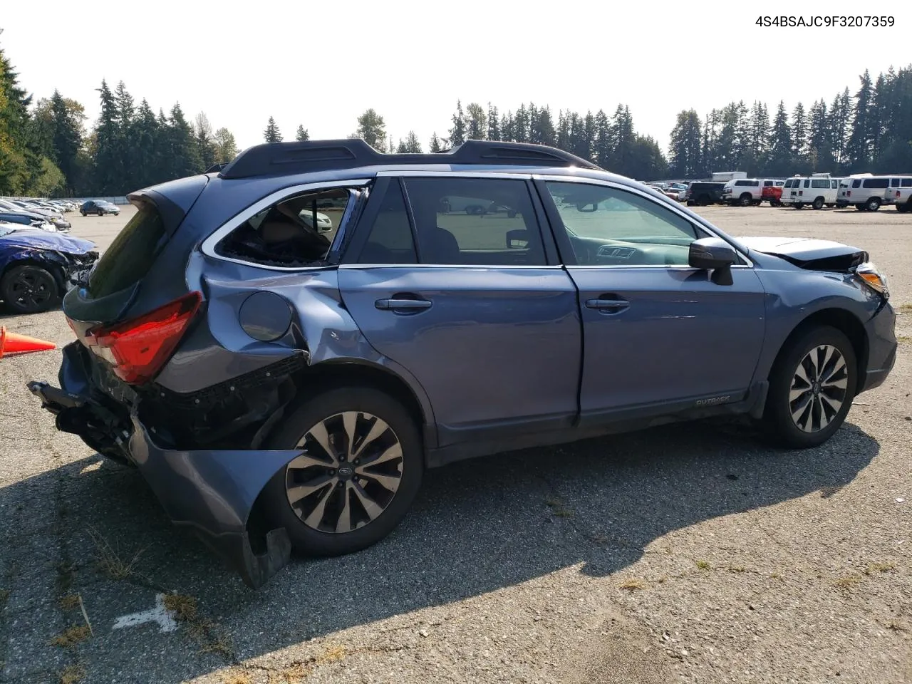 4S4BSAJC9F3207359 2015 Subaru Outback 2.5I Limited