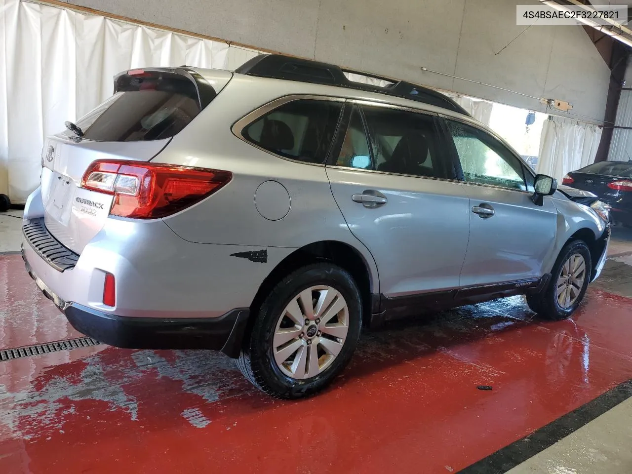 4S4BSAEC2F3227821 2015 Subaru Outback 2.5I Premium