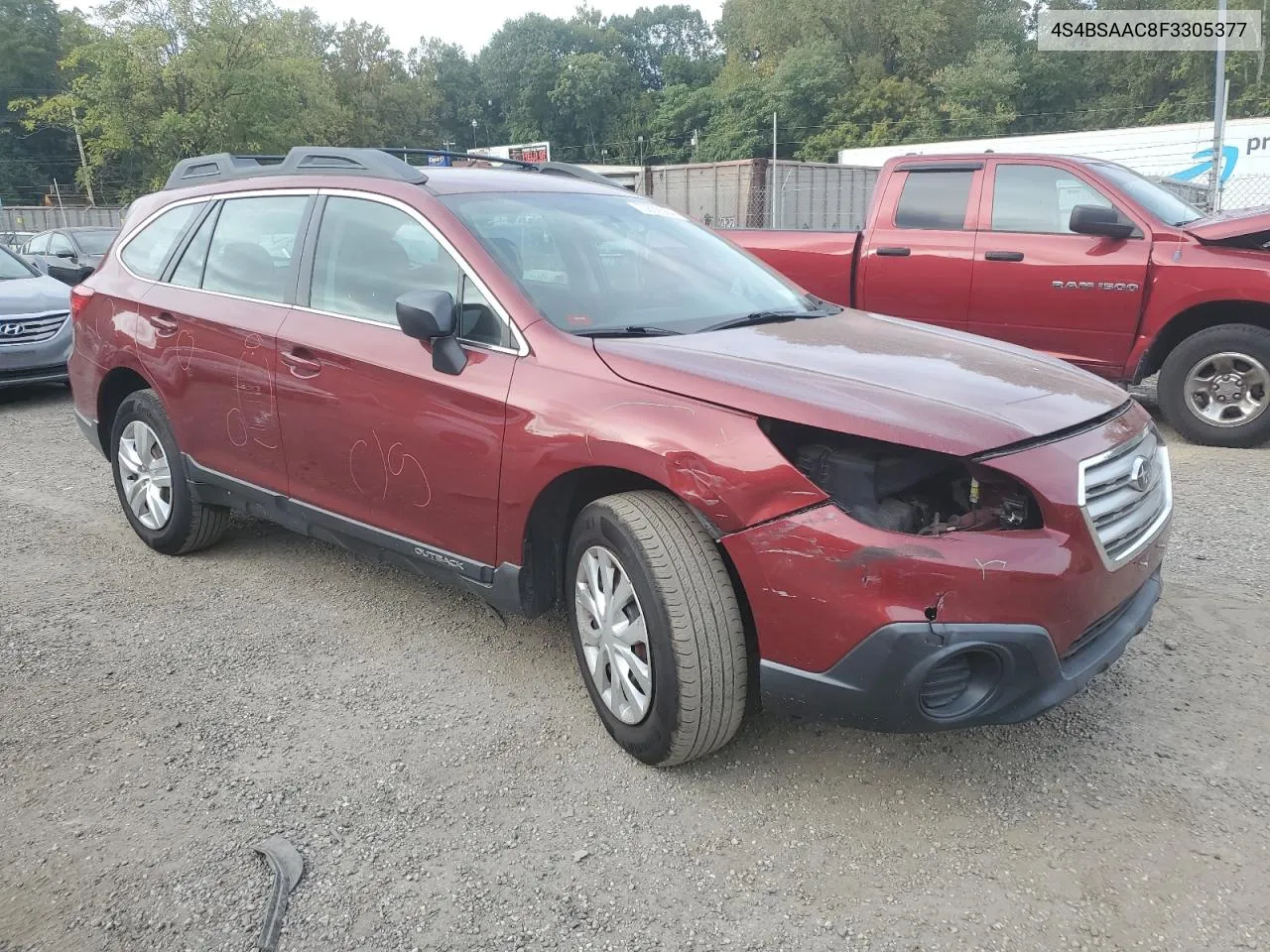 2015 Subaru Outback 2.5I VIN: 4S4BSAAC8F3305377 Lot: 70836564