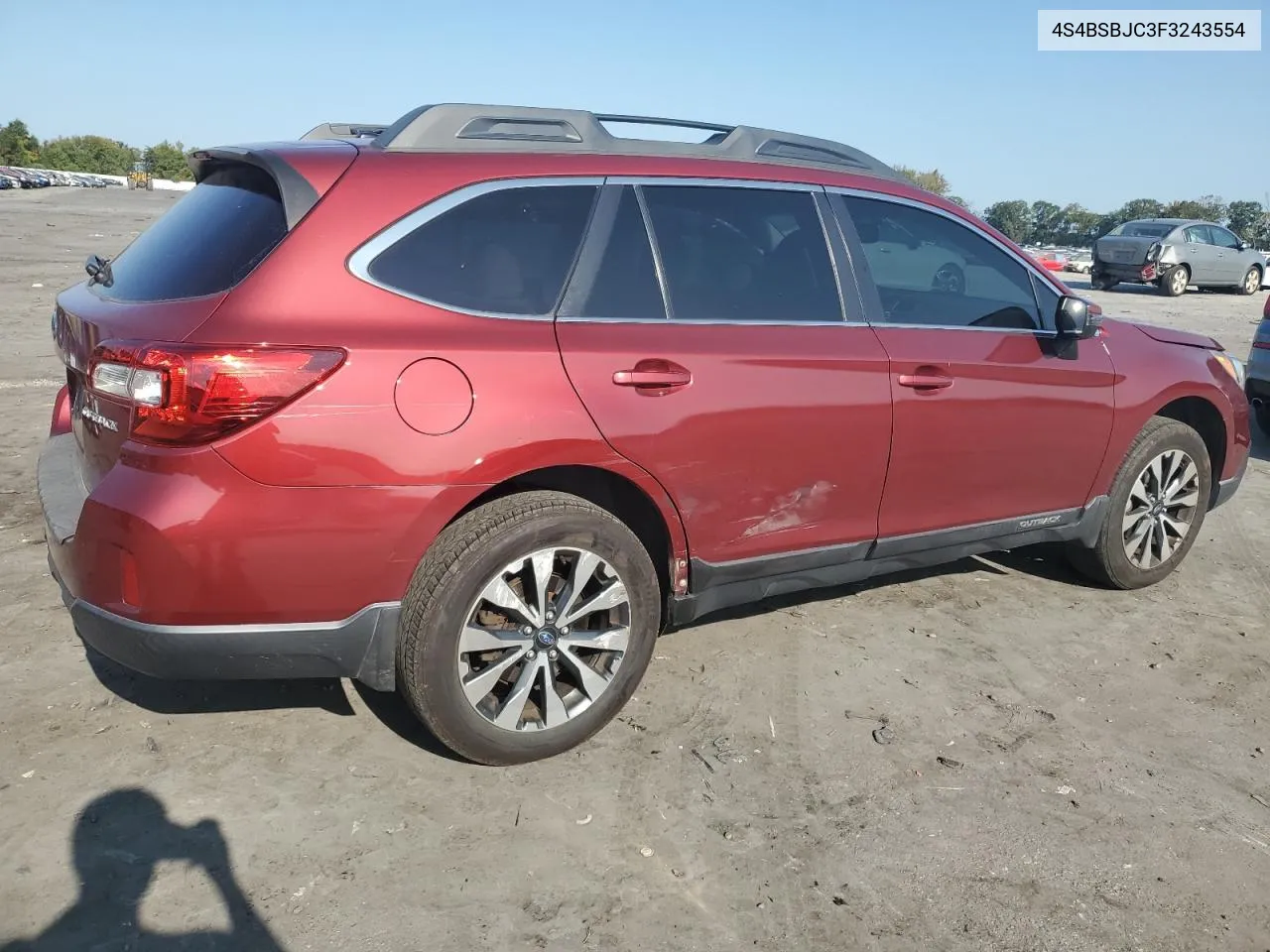 2015 Subaru Outback 2.5I Limited VIN: 4S4BSBJC3F3243554 Lot: 70897714