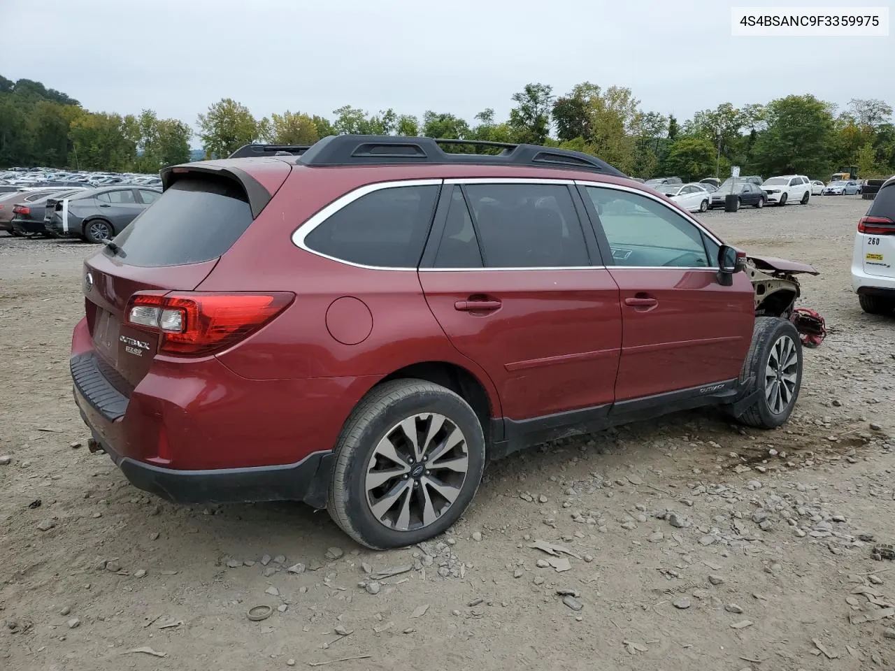 4S4BSANC9F3359975 2015 Subaru Outback 2.5I Limited