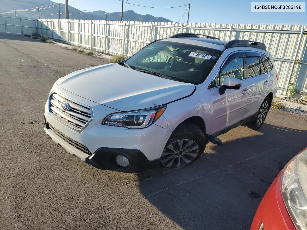 2015 Subaru Outback 2.5I Limited VIN: 4S4BSBNC6F3283198 Lot: 71501684