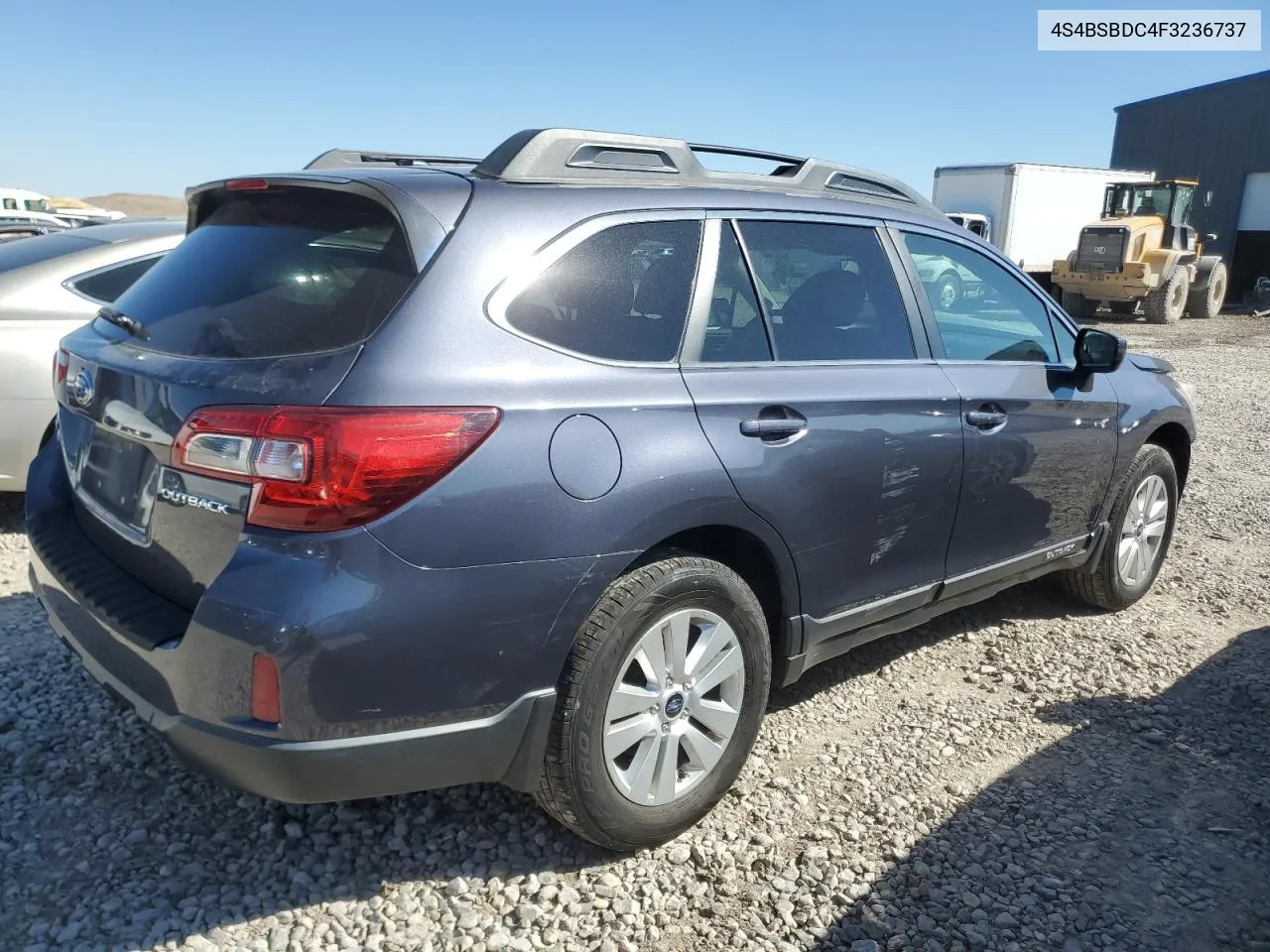 2015 Subaru Outback 2.5I Premium VIN: 4S4BSBDC4F3236737 Lot: 71992154