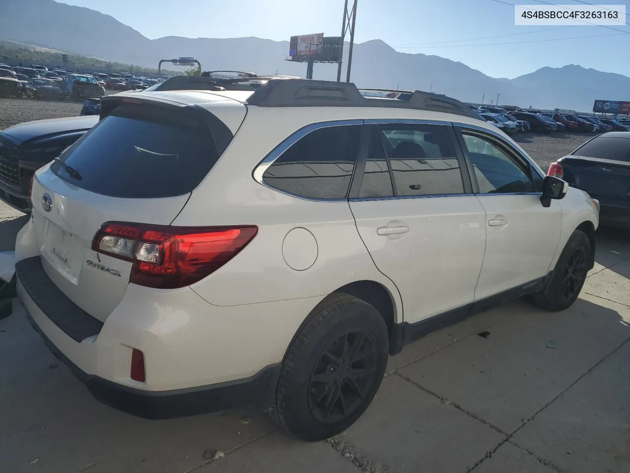 2015 Subaru Outback 2.5I Premium VIN: 4S4BSBCC4F3263163 Lot: 72724264