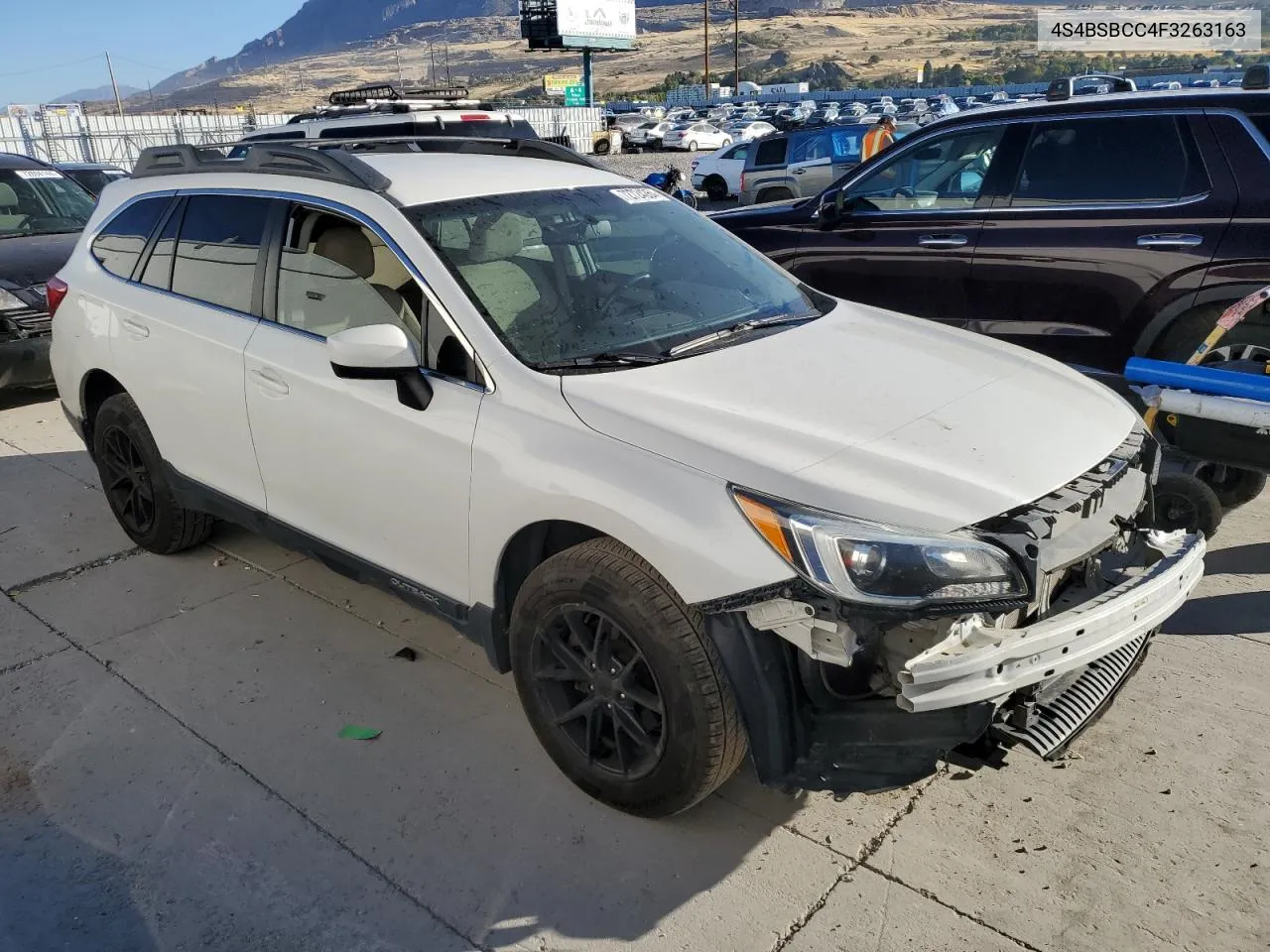 2015 Subaru Outback 2.5I Premium VIN: 4S4BSBCC4F3263163 Lot: 72724264