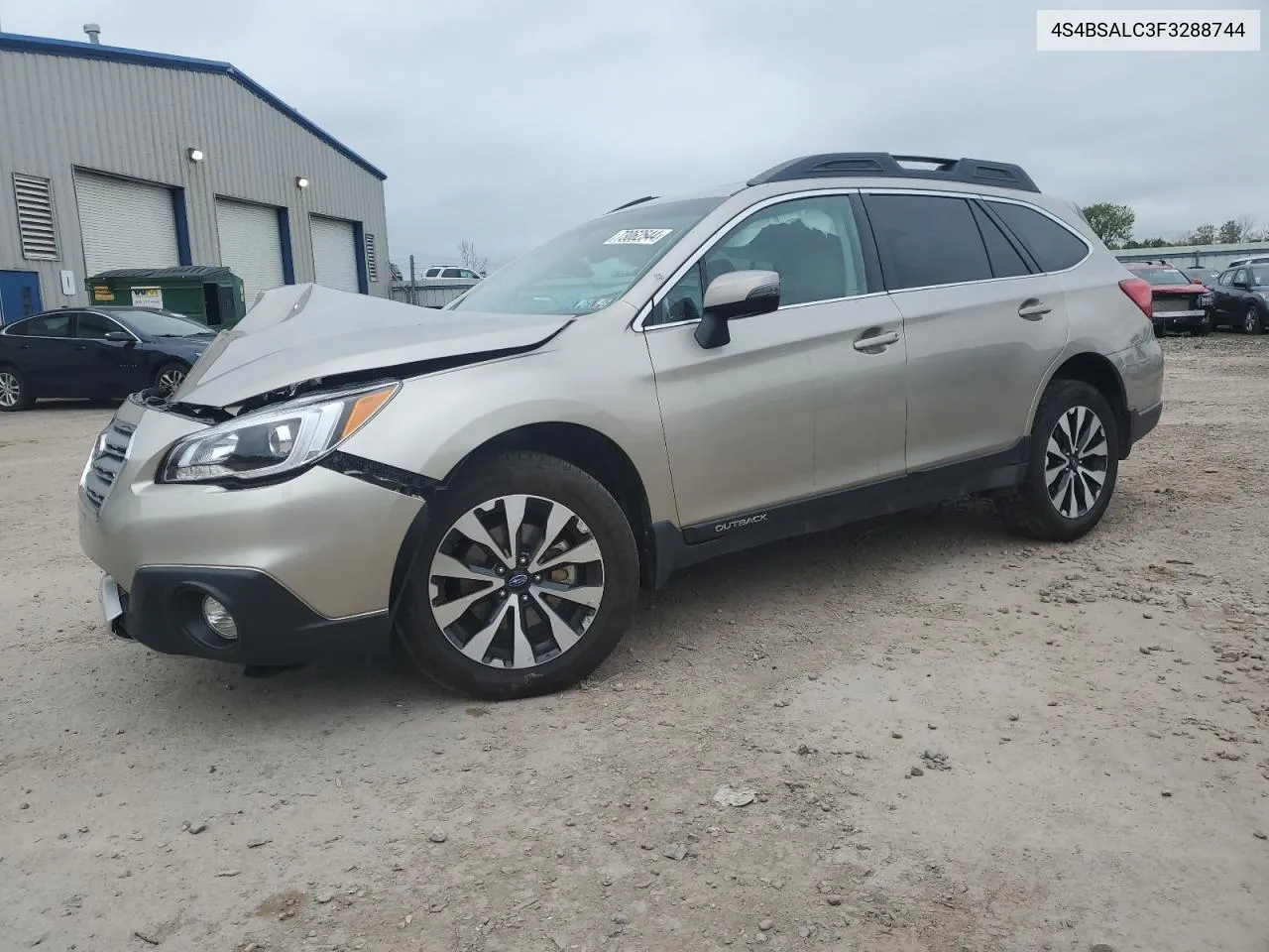 2015 Subaru Outback 2.5I Limited VIN: 4S4BSALC3F3288744 Lot: 73062544