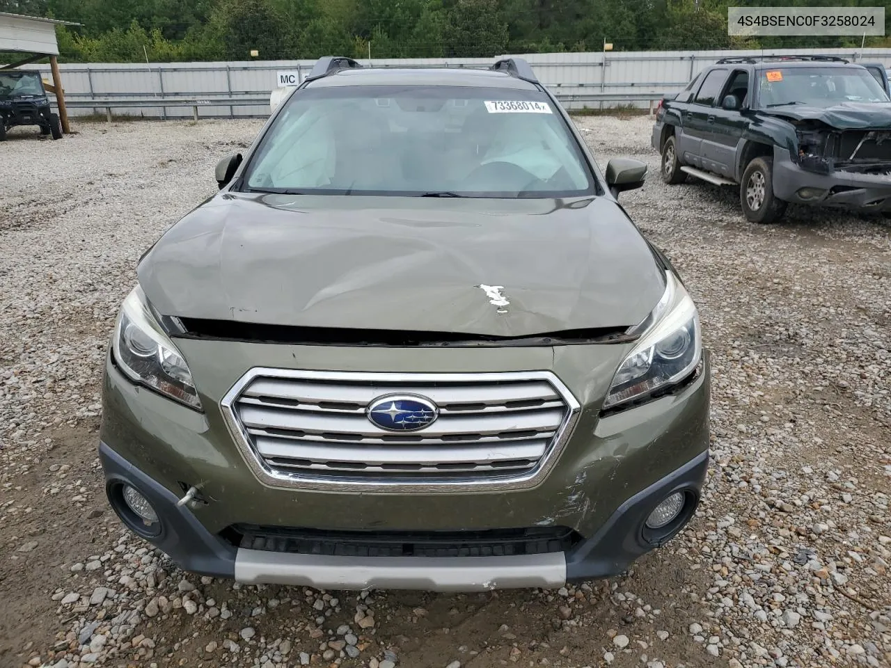 2015 Subaru Outback 3.6R Limited VIN: 4S4BSENC0F3258024 Lot: 73368014