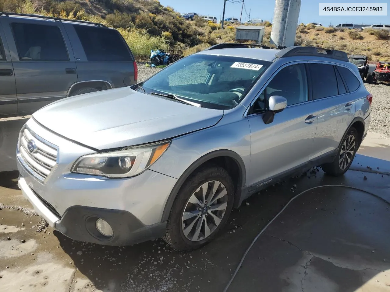 2015 Subaru Outback 2.5I Limited VIN: 4S4BSAJC0F3245983 Lot: 73527674