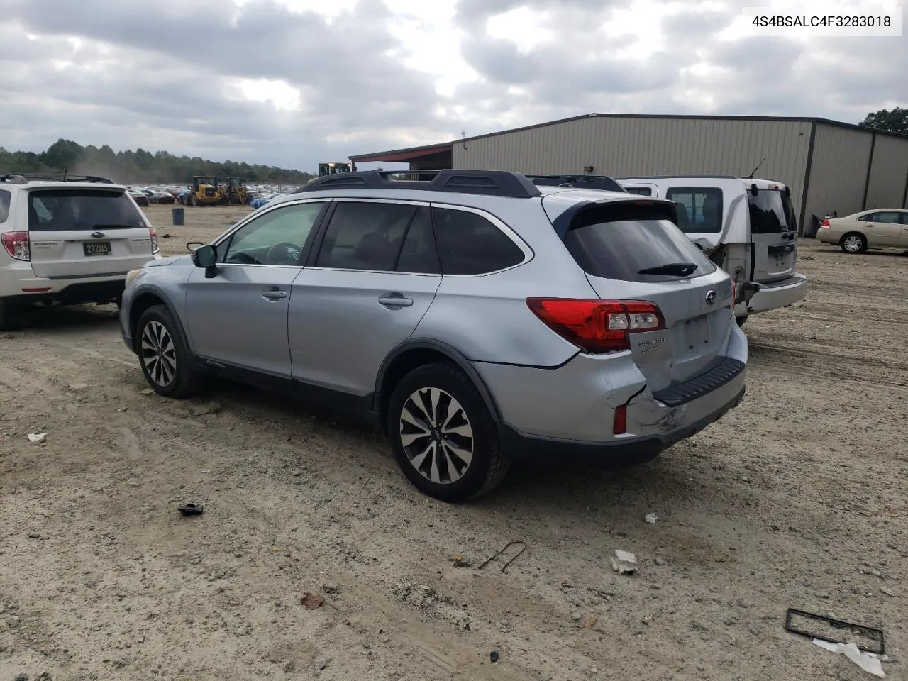 2015 Subaru Outback 2.5I Limited VIN: 4S4BSALC4F3283018 Lot: 73865624