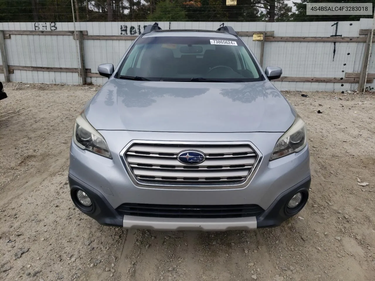 2015 Subaru Outback 2.5I Limited VIN: 4S4BSALC4F3283018 Lot: 73865624