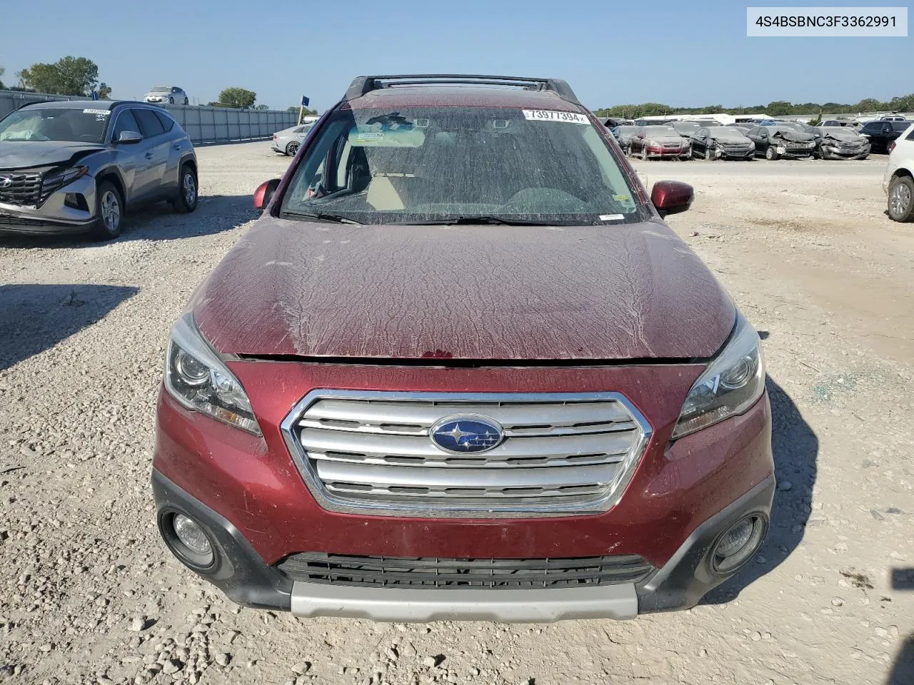 2015 Subaru Outback 2.5I Limited VIN: 4S4BSBNC3F3362991 Lot: 73977394