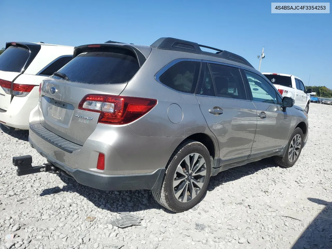 2015 Subaru Outback 2.5I Limited VIN: 4S4BSAJC4F3354253 Lot: 74334894