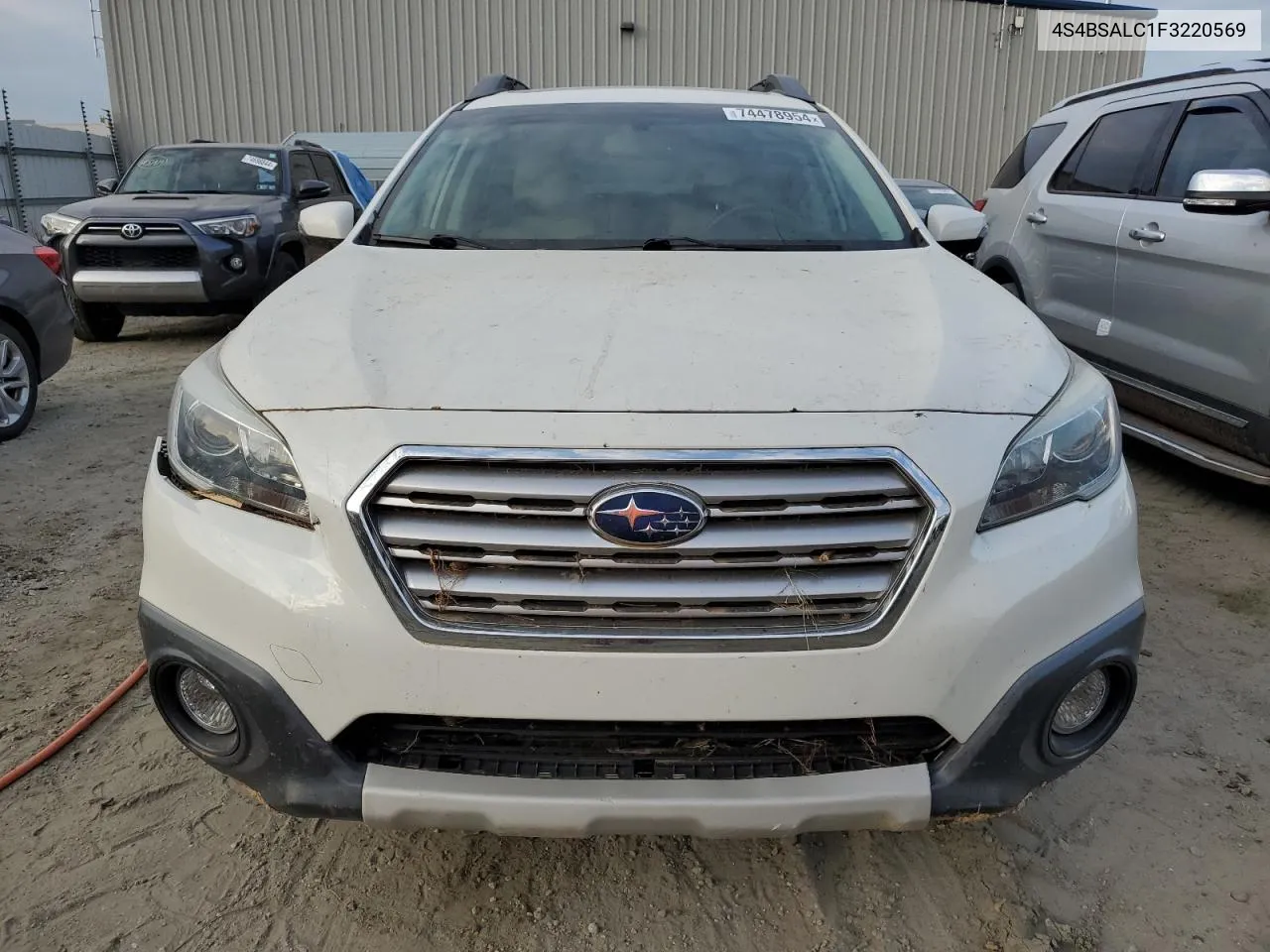 2015 Subaru Outback 2.5I Limited VIN: 4S4BSALC1F3220569 Lot: 74478954