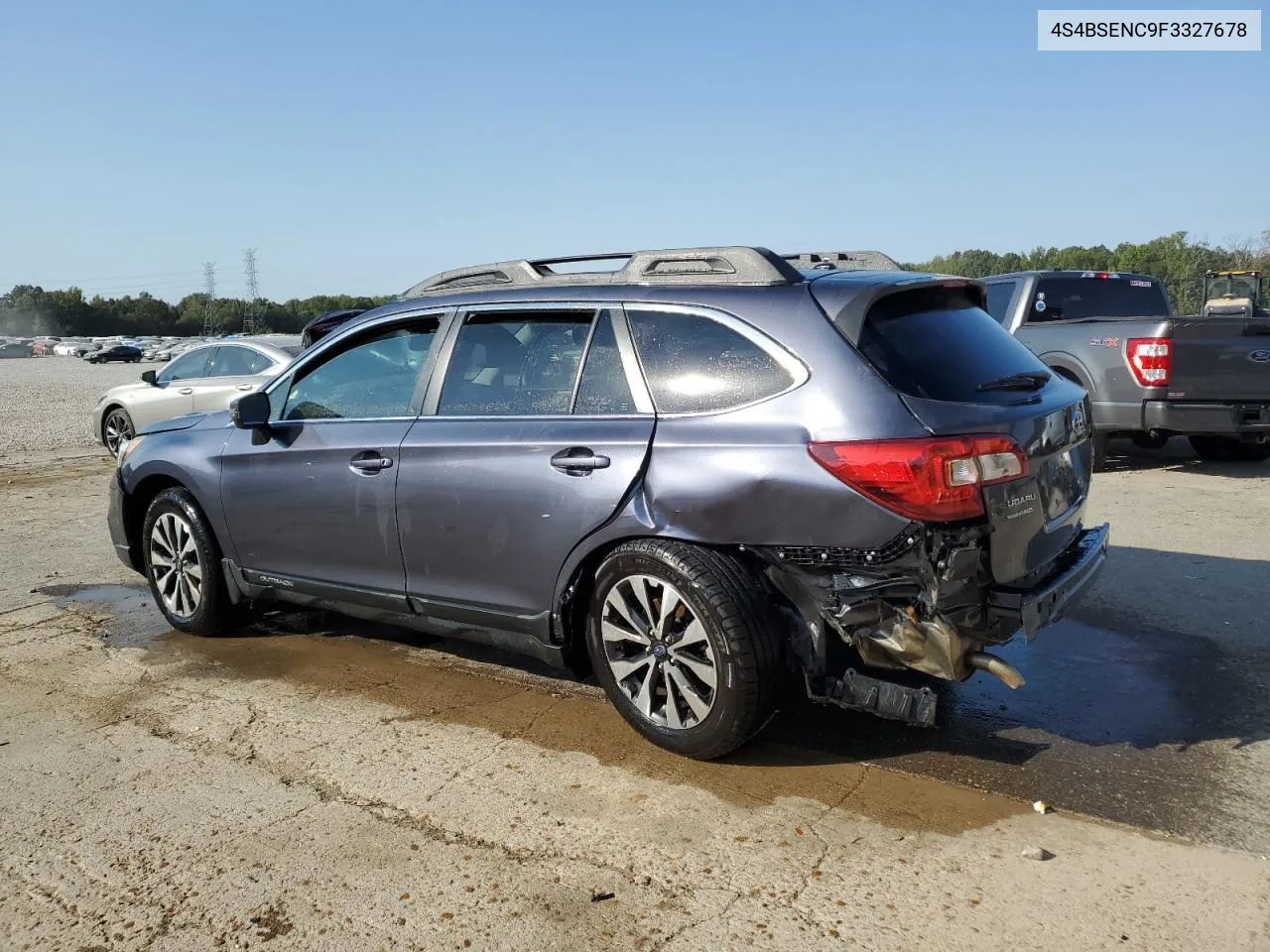 2015 Subaru Outback 3.6R Limited VIN: 4S4BSENC9F3327678 Lot: 74542964