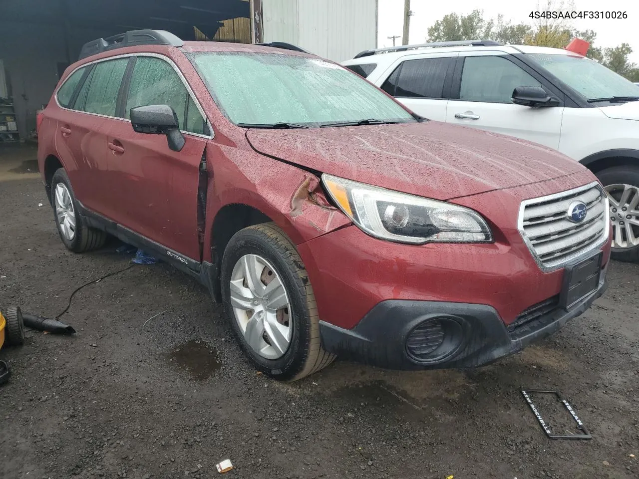 2015 Subaru Outback 2.5I VIN: 4S4BSAAC4F3310026 Lot: 74558584