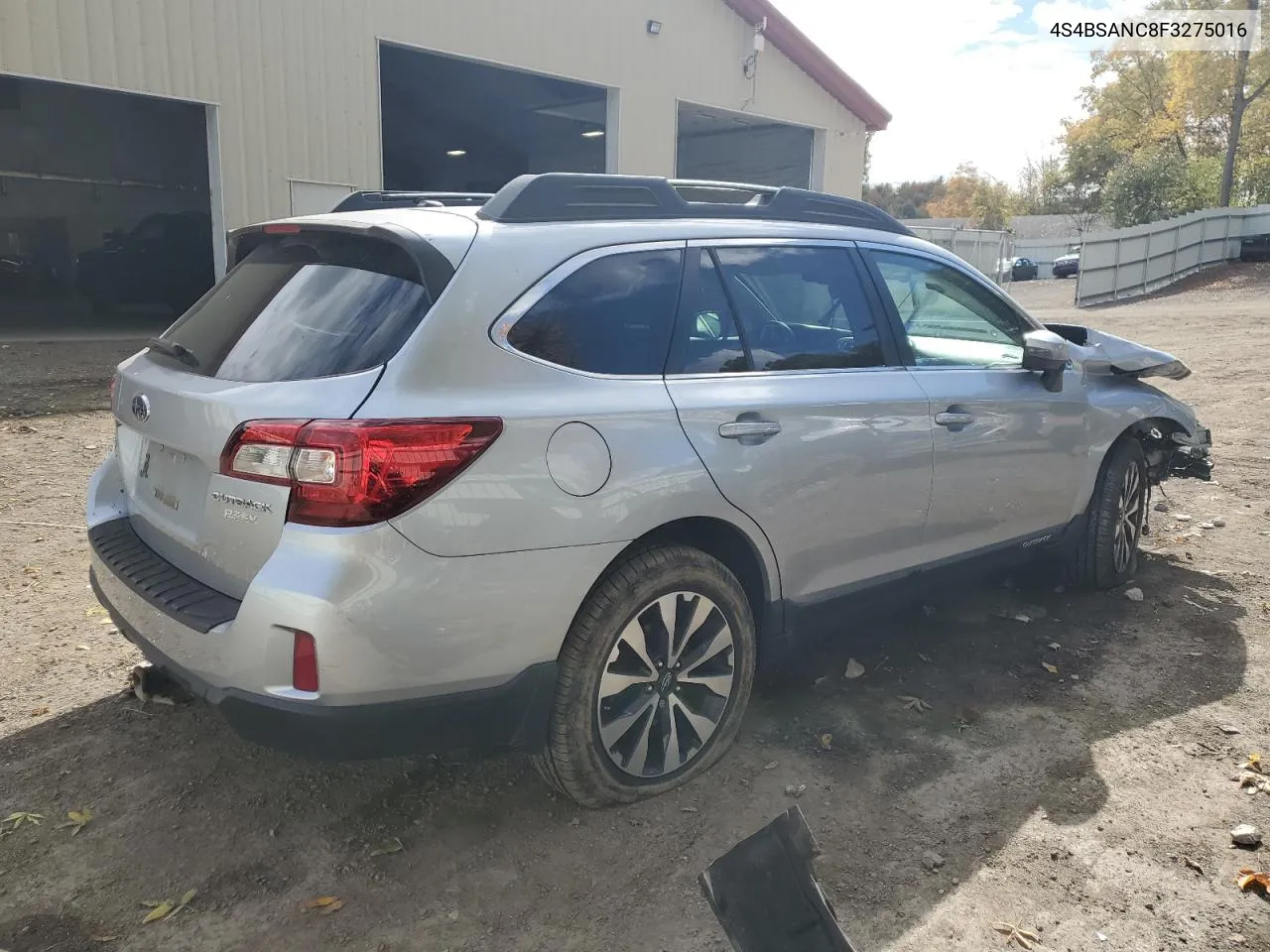 2015 Subaru Outback 2.5I Limited VIN: 4S4BSANC8F3275016 Lot: 74668234