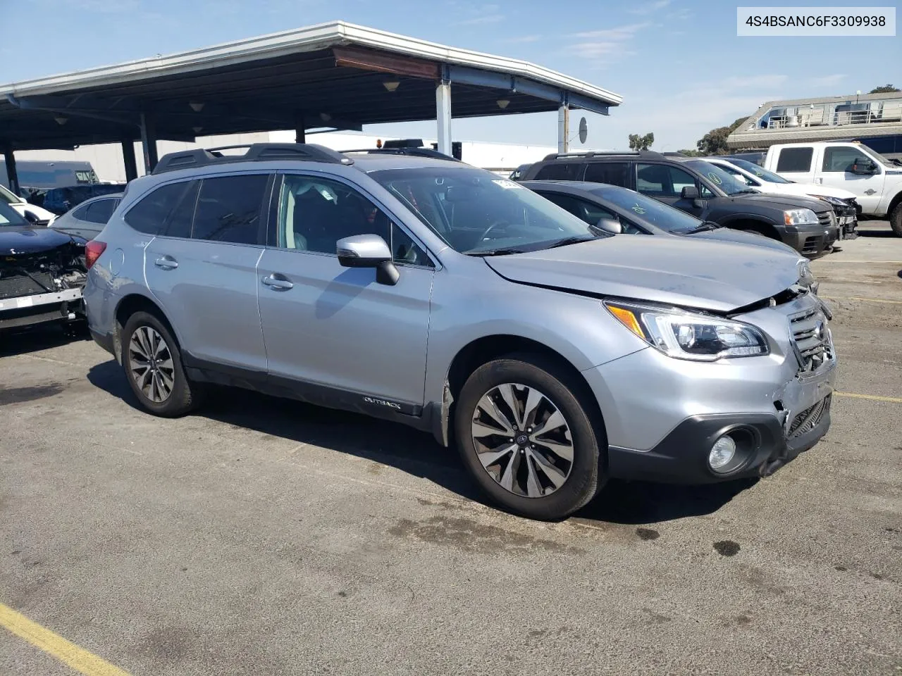 2015 Subaru Outback 2.5I Limited VIN: 4S4BSANC6F3309938 Lot: 75124824