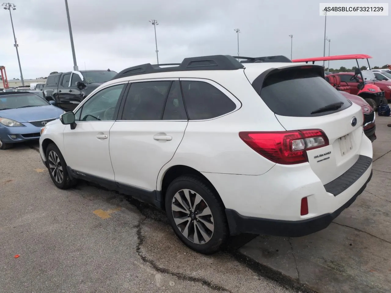 2015 Subaru Outback 2.5I Limited VIN: 4S4BSBLC6F3321239 Lot: 75130794