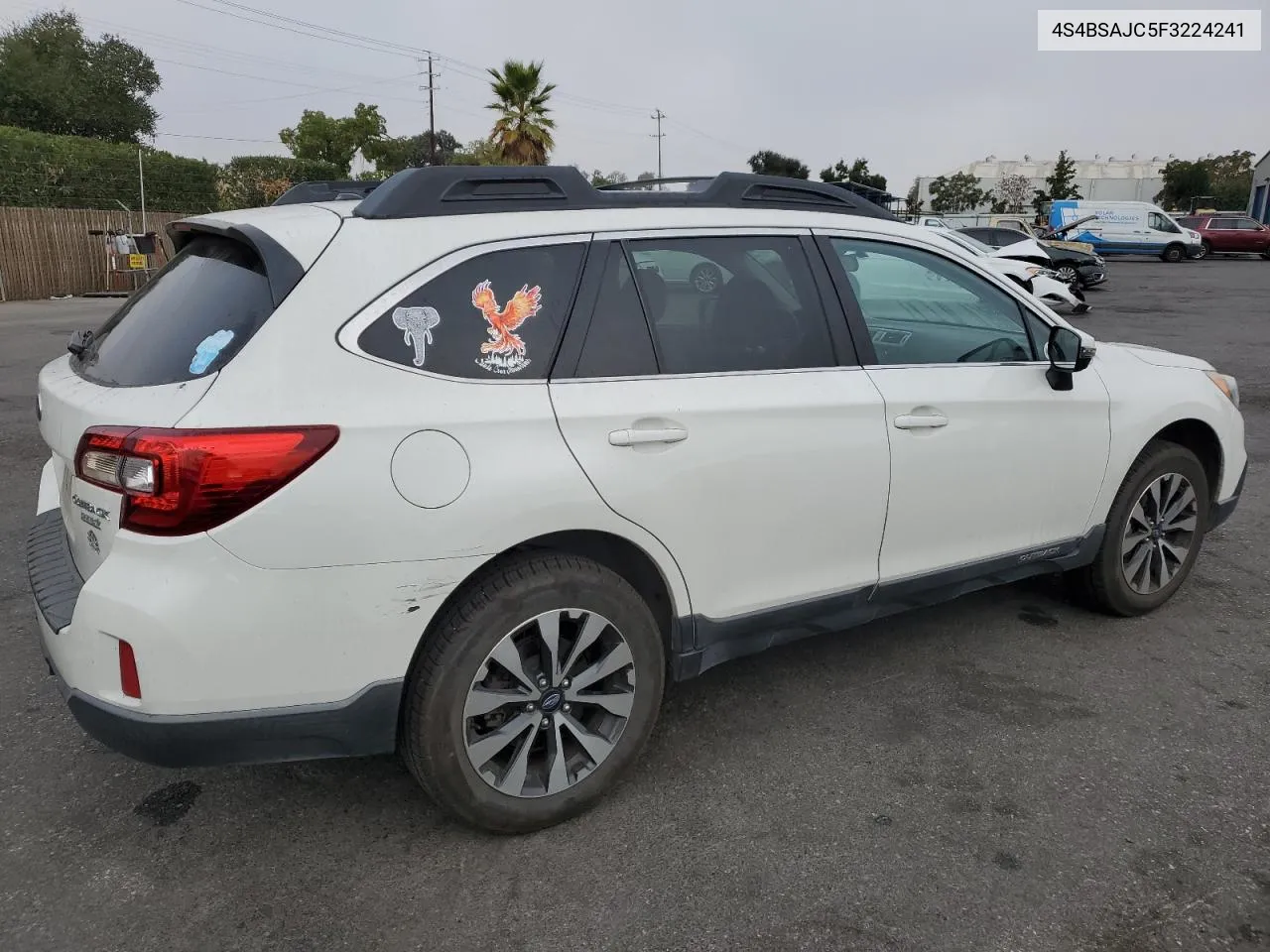 2015 Subaru Outback 2.5I Limited VIN: 4S4BSAJC5F3224241 Lot: 75233164