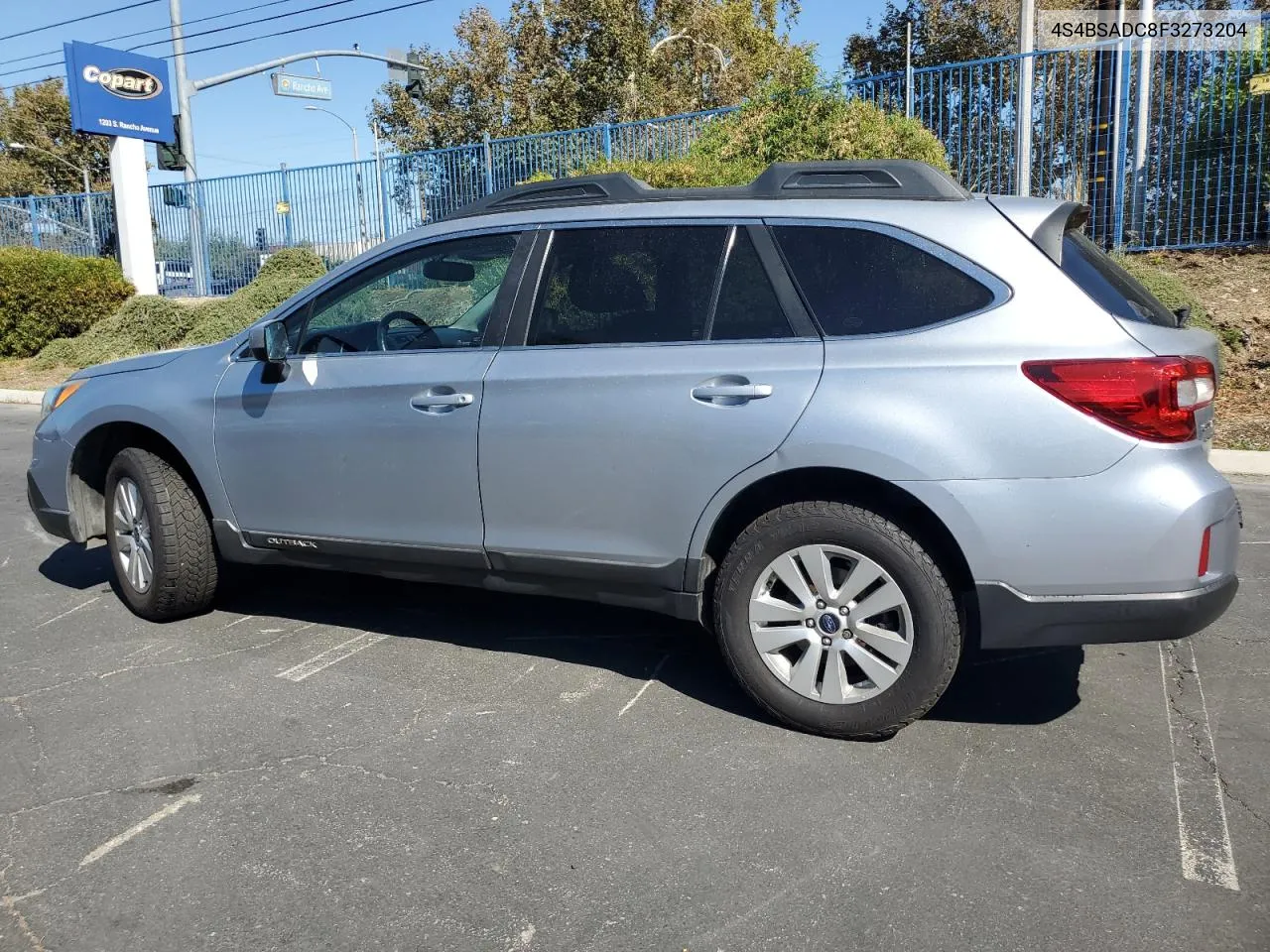 2015 Subaru Outback 2.5I Premium VIN: 4S4BSADC8F3273204 Lot: 75362844