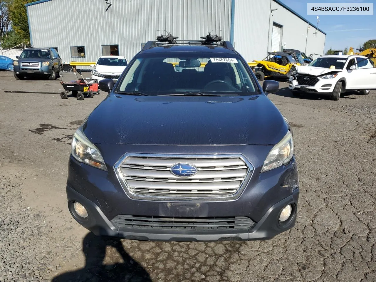 2015 Subaru Outback 2.5I Premium VIN: 4S4BSACC7F3236100 Lot: 75457864