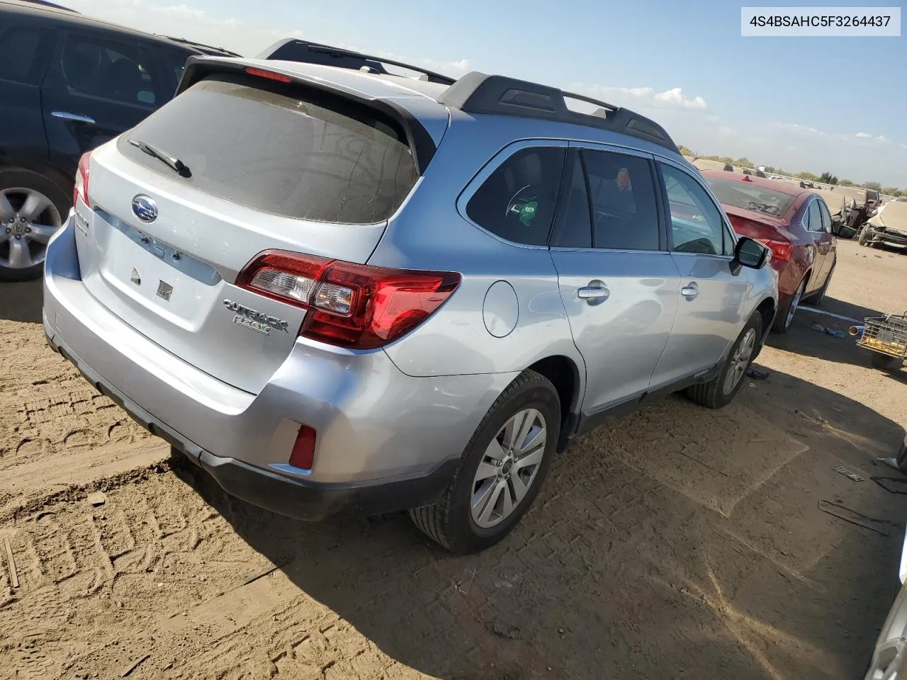 2015 Subaru Outback 2.5I Premium VIN: 4S4BSAHC5F3264437 Lot: 75491754