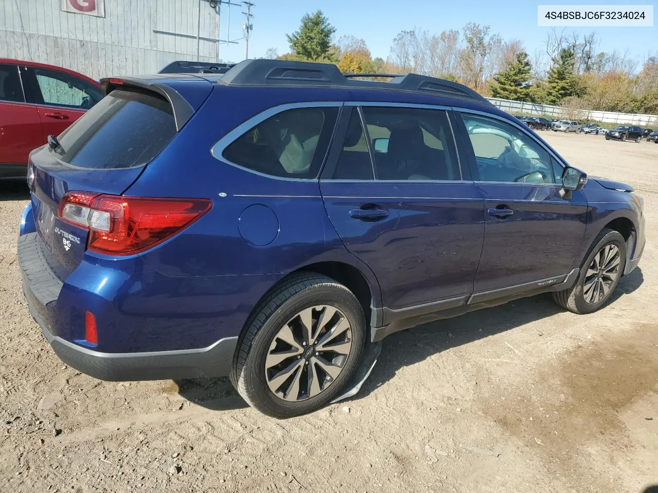 2015 Subaru Outback 2.5I Limited VIN: 4S4BSBJC6F3234024 Lot: 76490374