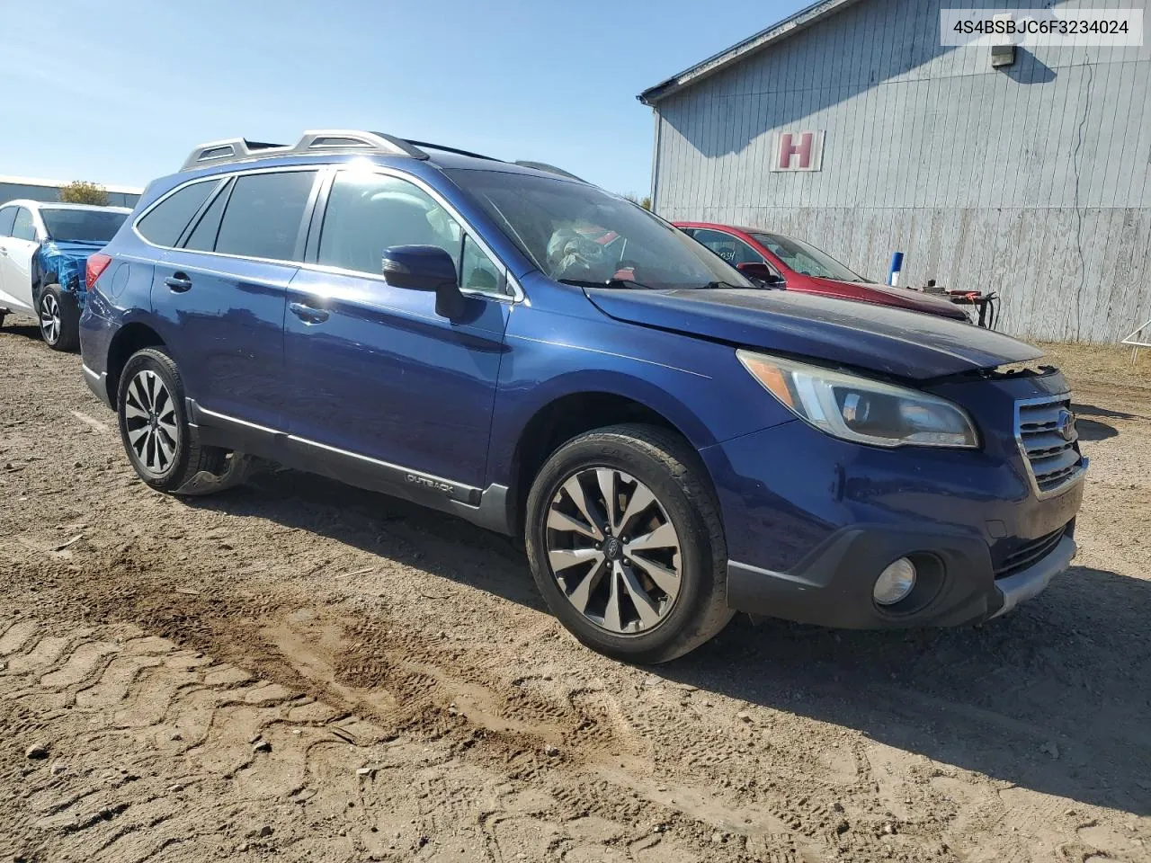 2015 Subaru Outback 2.5I Limited VIN: 4S4BSBJC6F3234024 Lot: 76490374