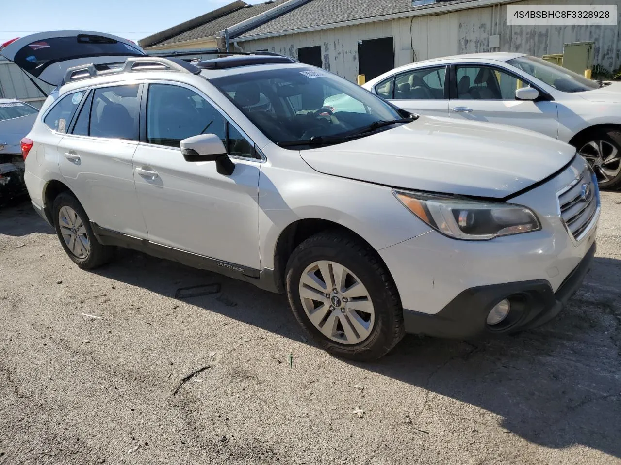 2015 Subaru Outback 2.5I Premium VIN: 4S4BSBHC8F3328928 Lot: 76909134