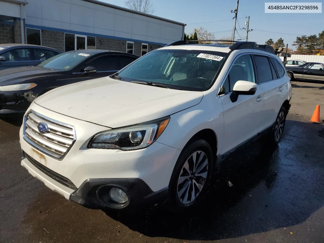 2015 Subaru Outback 2.5I Limited VIN: 4S4BSANC2F3298596 Lot: 77027394