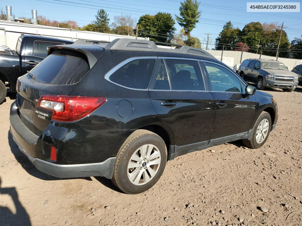 2015 Subaru Outback 2.5I Premium VIN: 4S4BSAEC0F3245380 Lot: 77066944