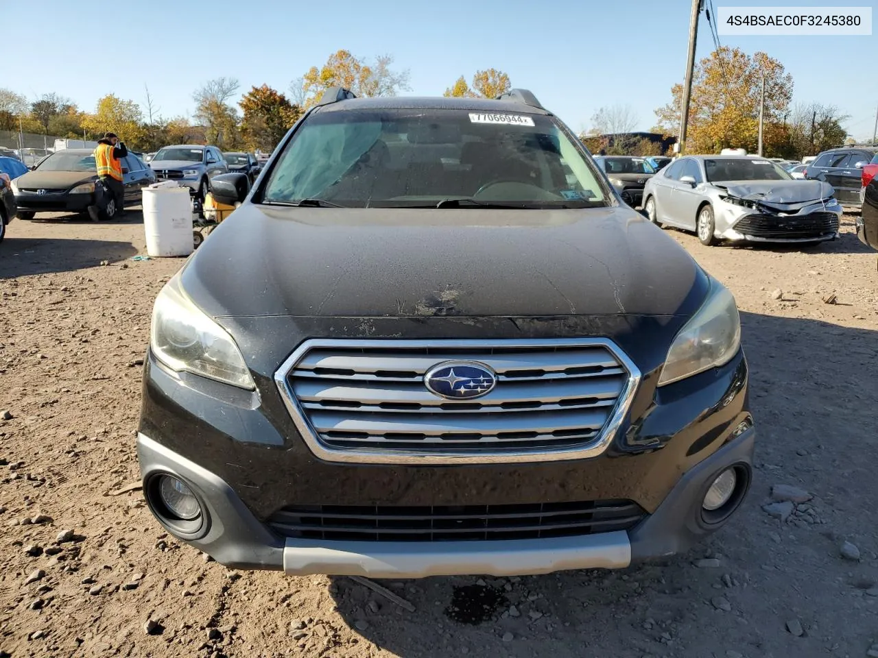 2015 Subaru Outback 2.5I Premium VIN: 4S4BSAEC0F3245380 Lot: 77066944