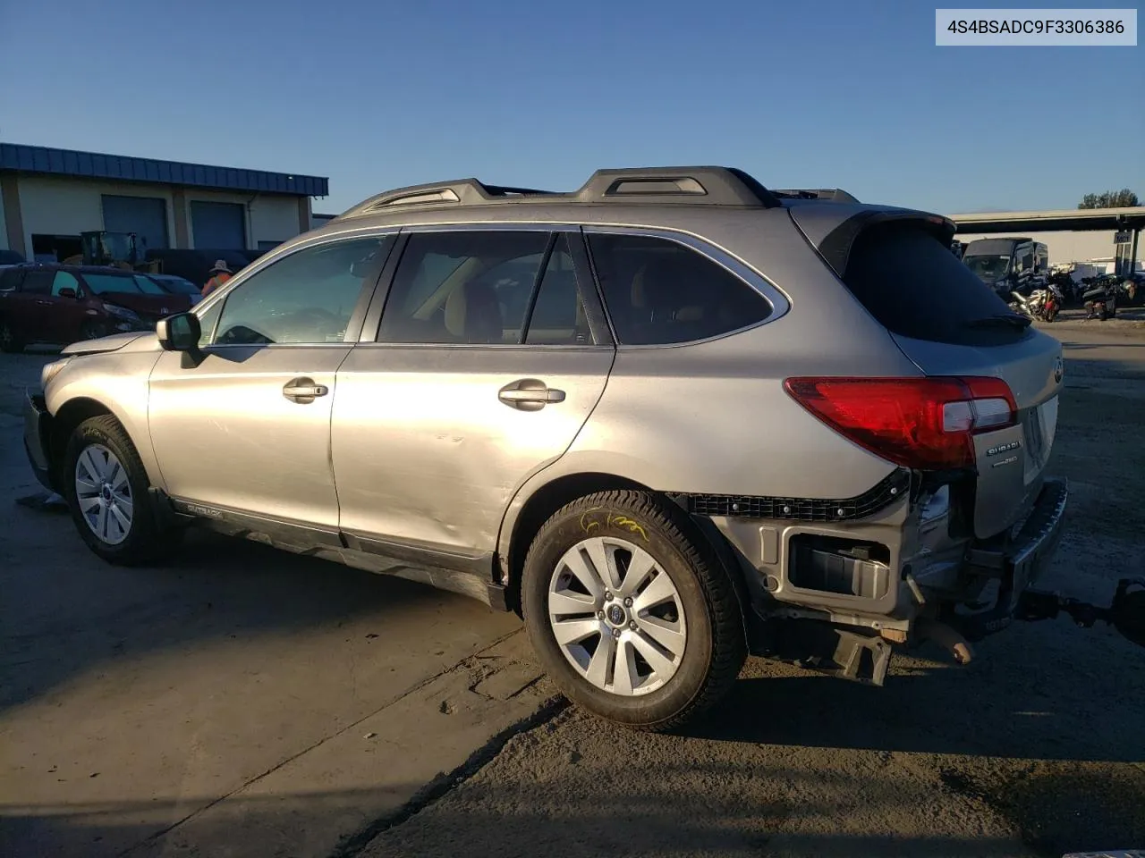 2015 Subaru Outback 2.5I Premium VIN: 4S4BSADC9F3306386 Lot: 77120924