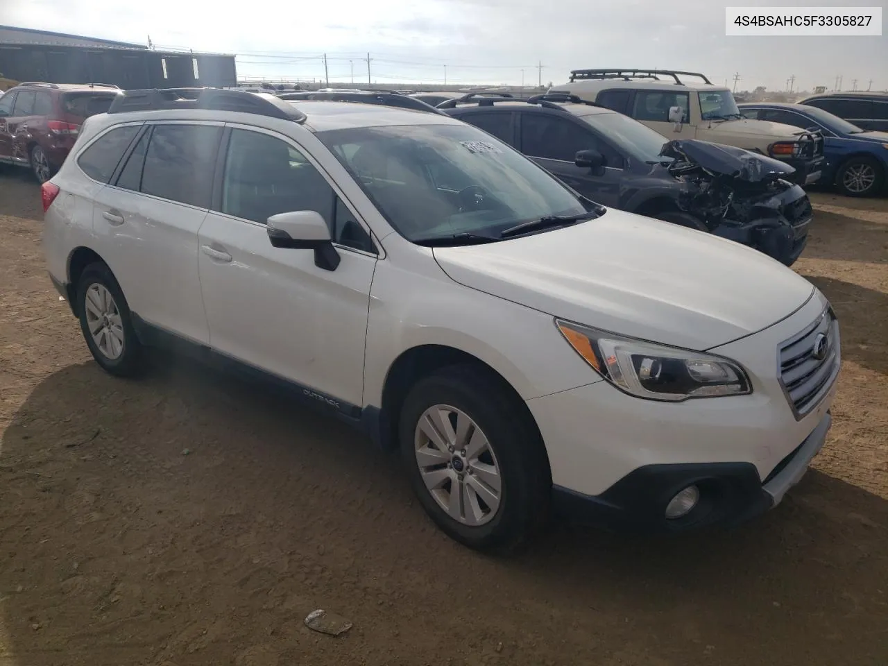 2015 Subaru Outback 2.5I Premium VIN: 4S4BSAHC5F3305827 Lot: 77145944