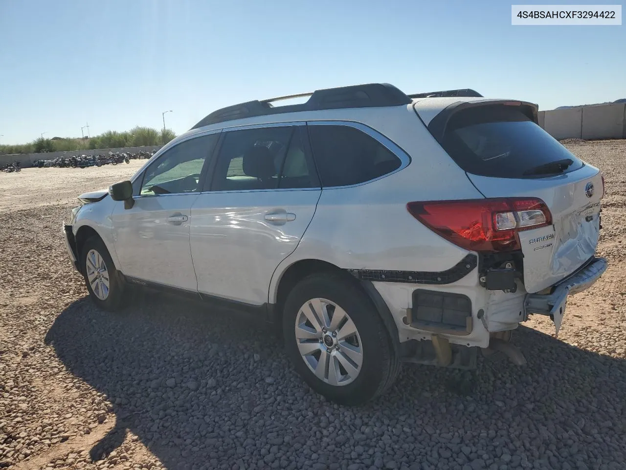 2015 Subaru Outback 2.5I Premium VIN: 4S4BSAHCXF3294422 Lot: 77160164