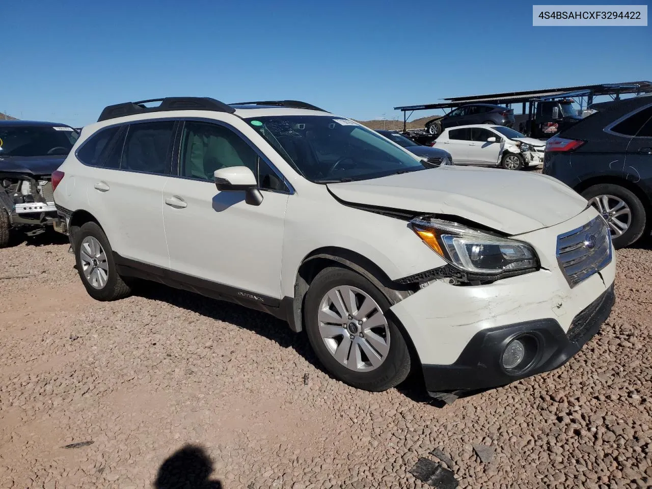 2015 Subaru Outback 2.5I Premium VIN: 4S4BSAHCXF3294422 Lot: 77160164