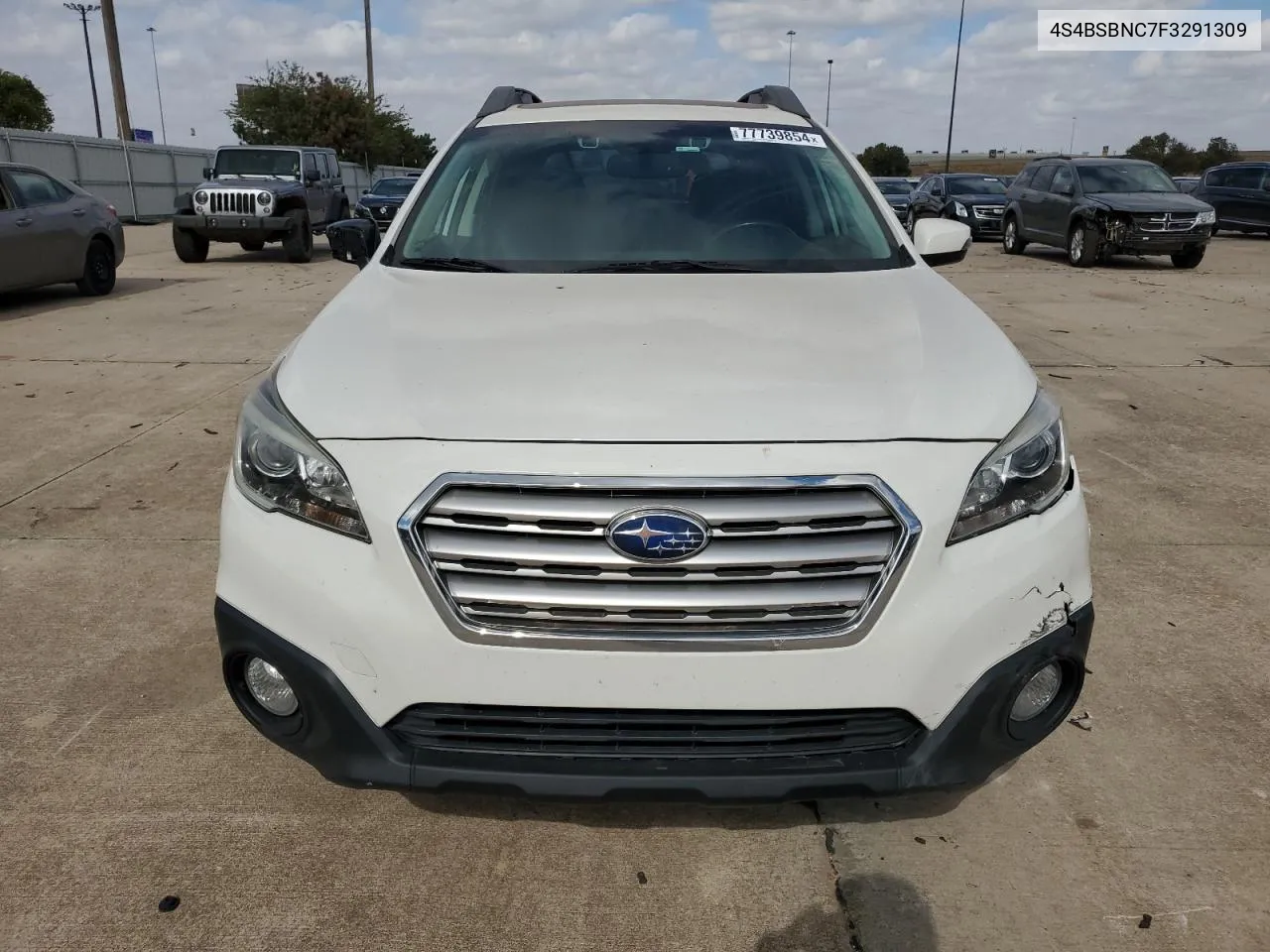 2015 Subaru Outback 2.5I Limited VIN: 4S4BSBNC7F3291309 Lot: 77739854