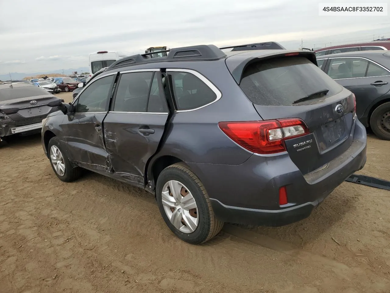 2015 Subaru Outback 2.5I VIN: 4S4BSAAC8F3352702 Lot: 78150534