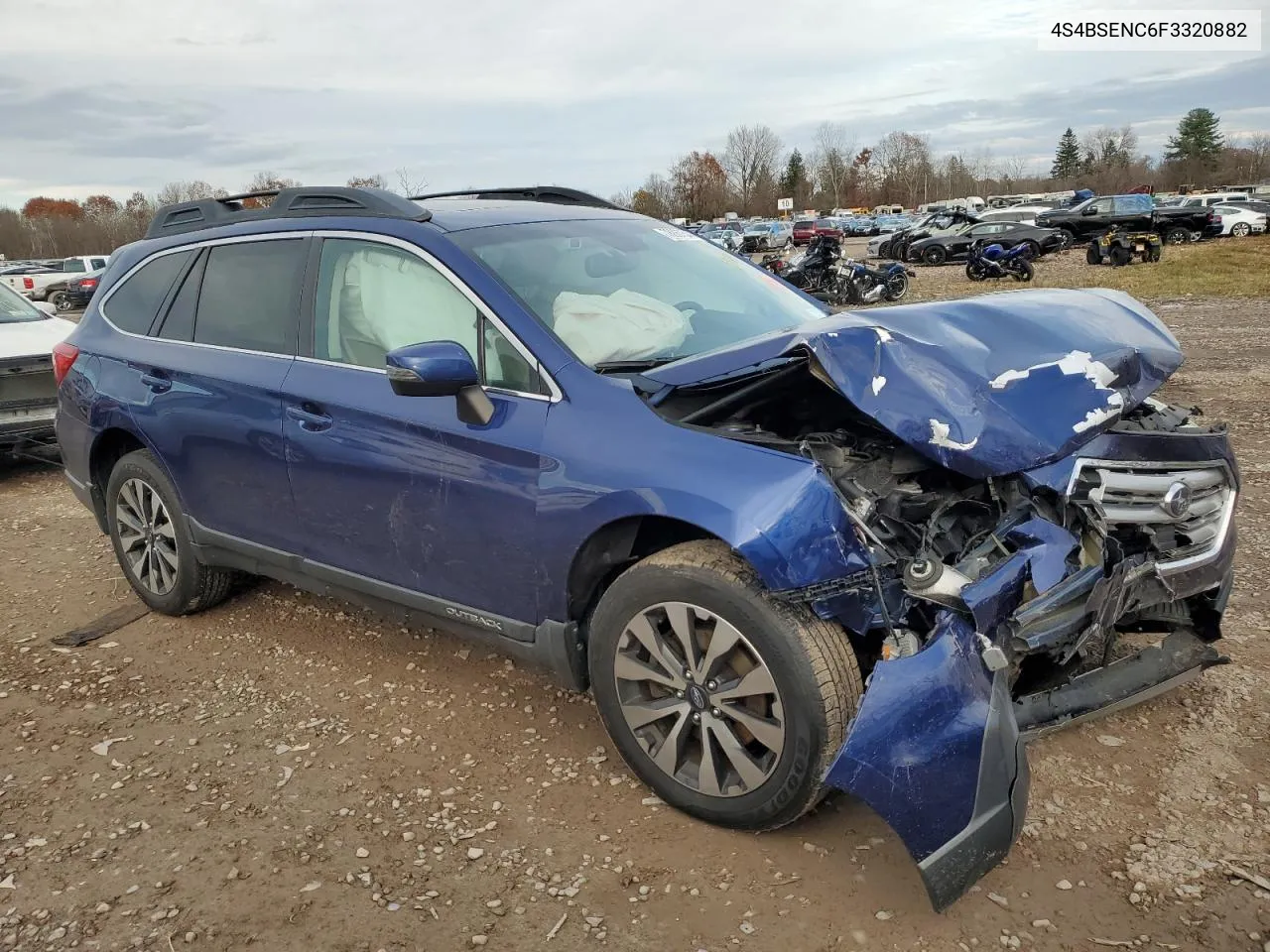 2015 Subaru Outback 3.6R Limited VIN: 4S4BSENC6F3320882 Lot: 78867344