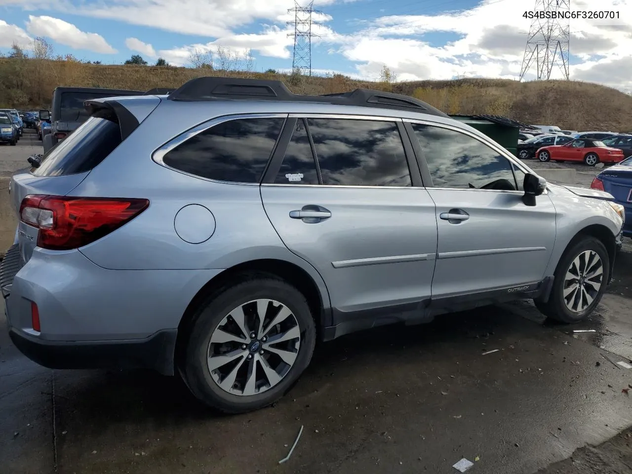 2015 Subaru Outback 2.5I Limited VIN: 4S4BSBNC6F3260701 Lot: 79084684