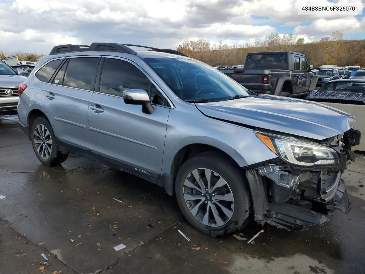 2015 Subaru Outback 2.5I Limited VIN: 4S4BSBNC6F3260701 Lot: 79084684