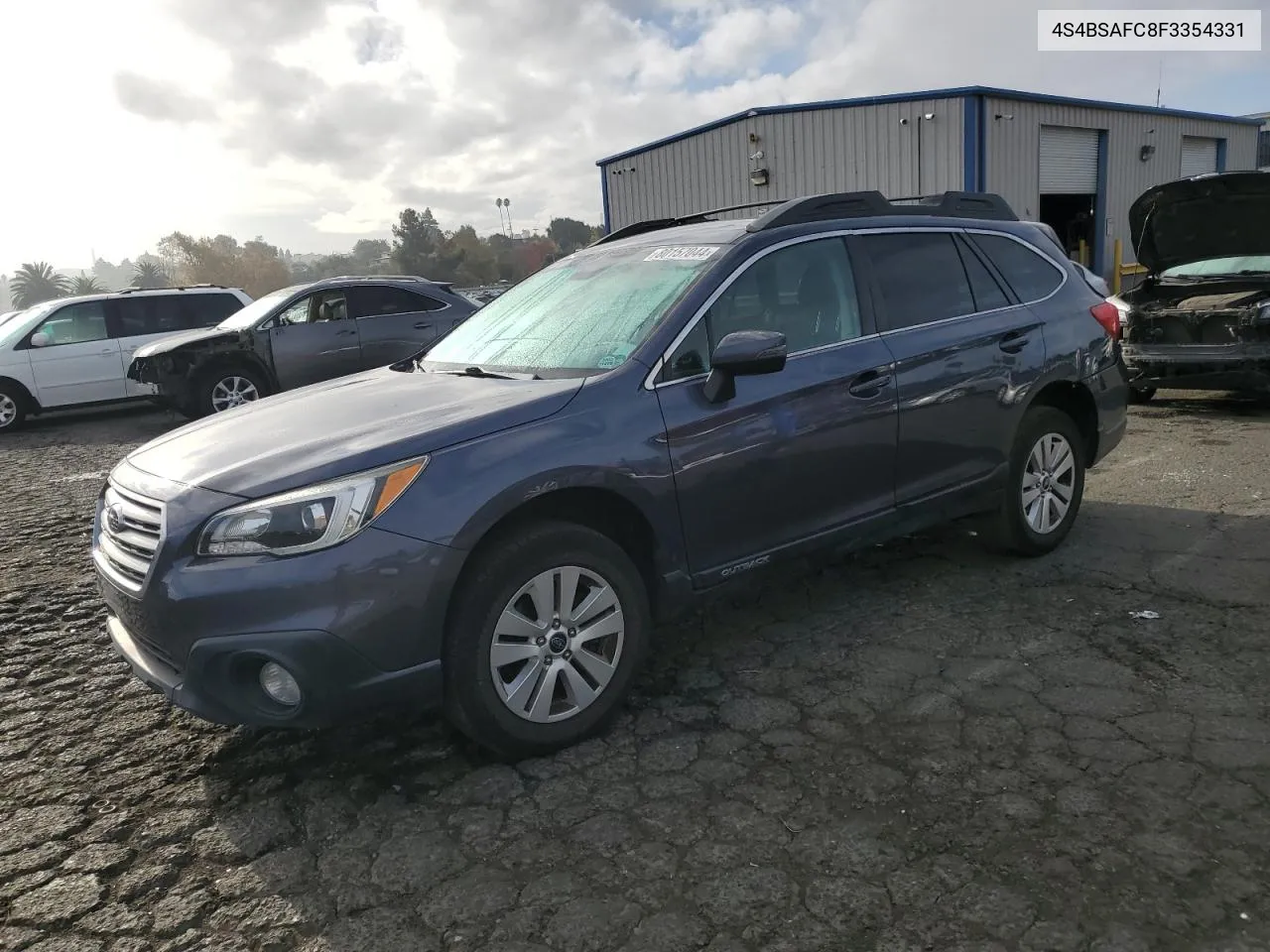 2015 Subaru Outback 2.5I Premium VIN: 4S4BSAFC8F3354331 Lot: 80157044