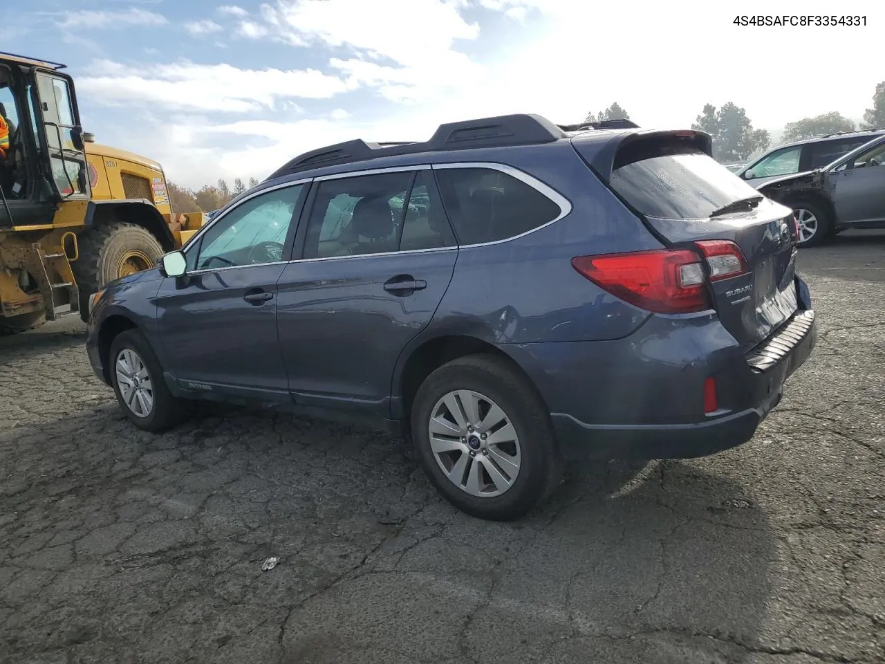 2015 Subaru Outback 2.5I Premium VIN: 4S4BSAFC8F3354331 Lot: 80157044