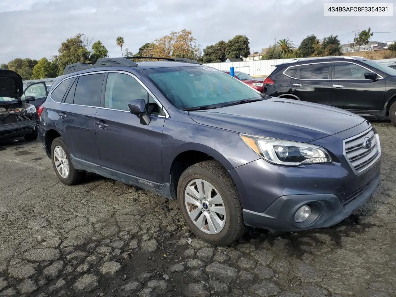 2015 Subaru Outback 2.5I Premium VIN: 4S4BSAFC8F3354331 Lot: 80157044