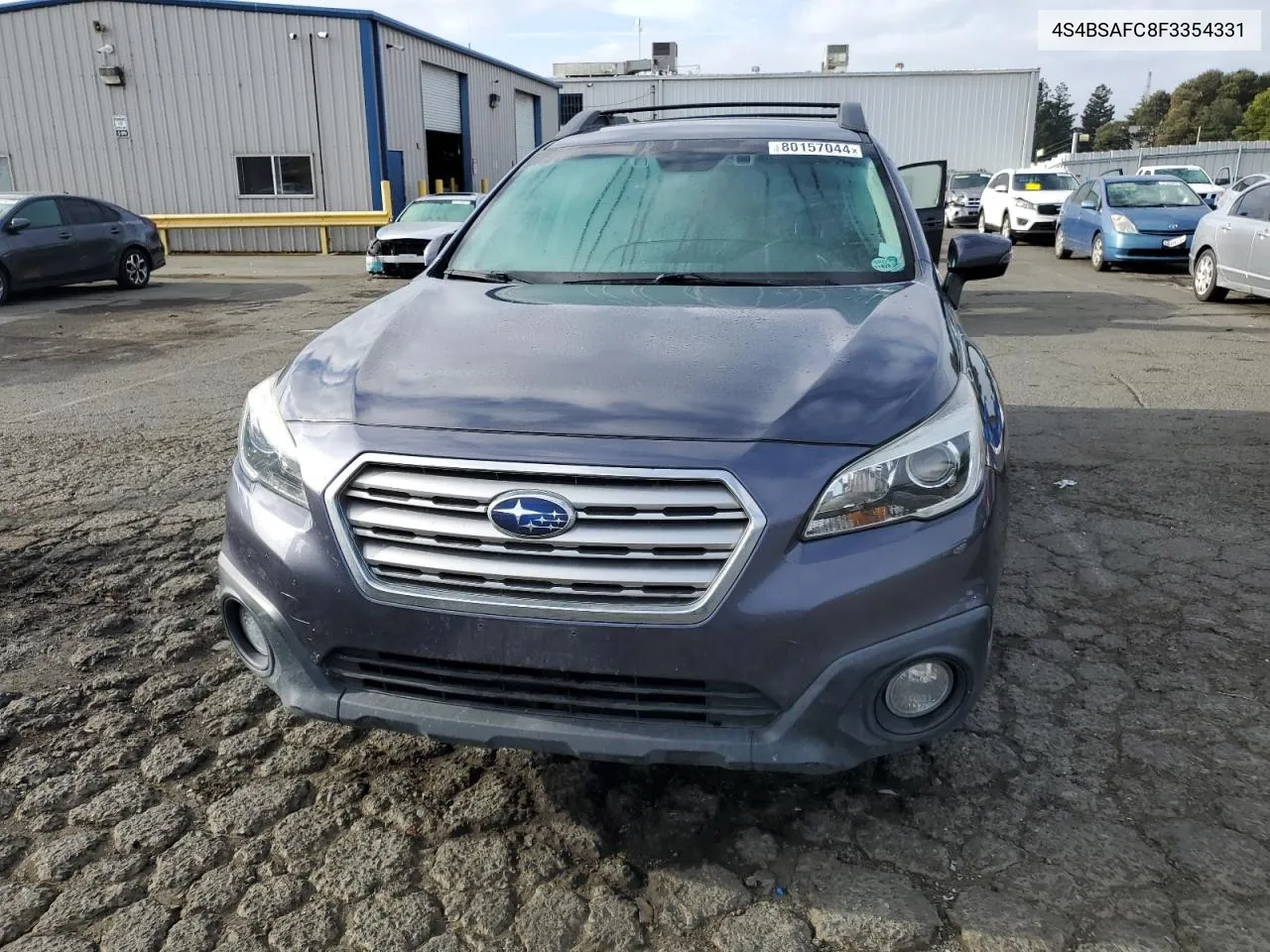 2015 Subaru Outback 2.5I Premium VIN: 4S4BSAFC8F3354331 Lot: 80157044