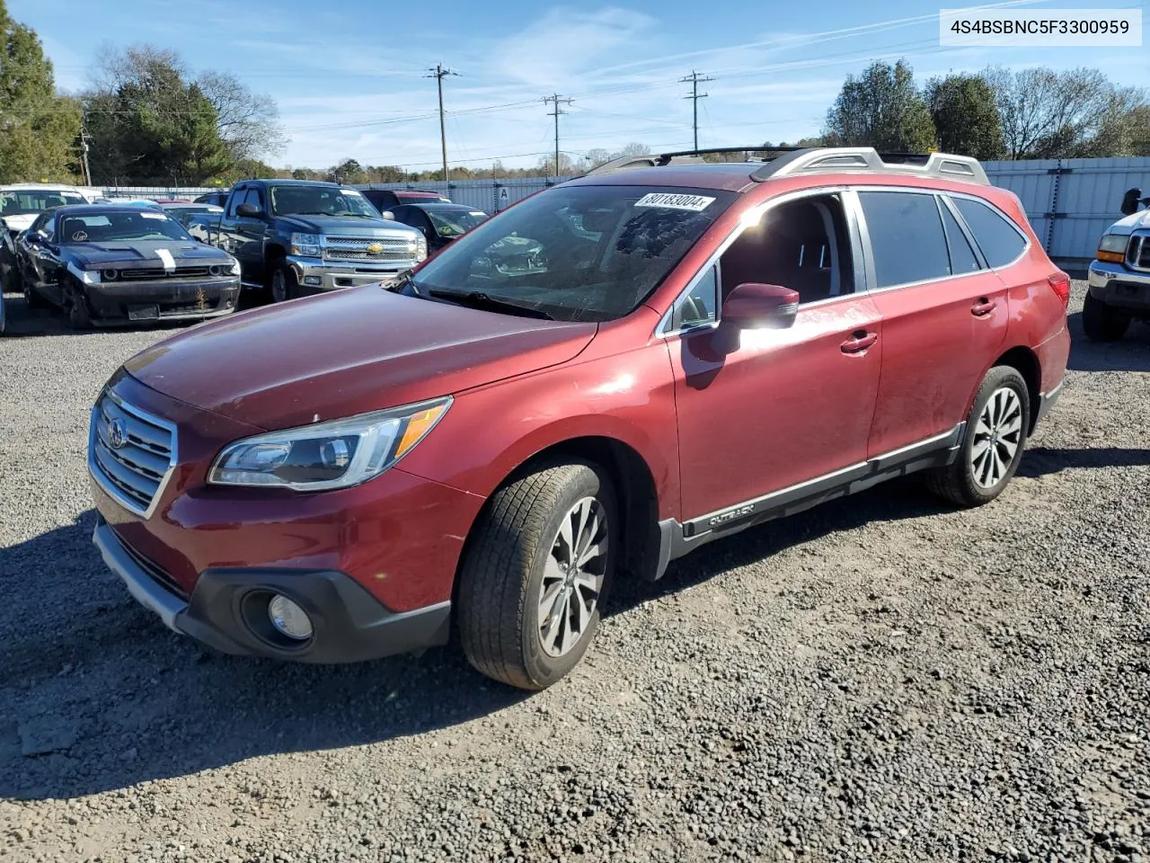 2015 Subaru Outback 2.5I Limited VIN: 4S4BSBNC5F3300959 Lot: 80183004