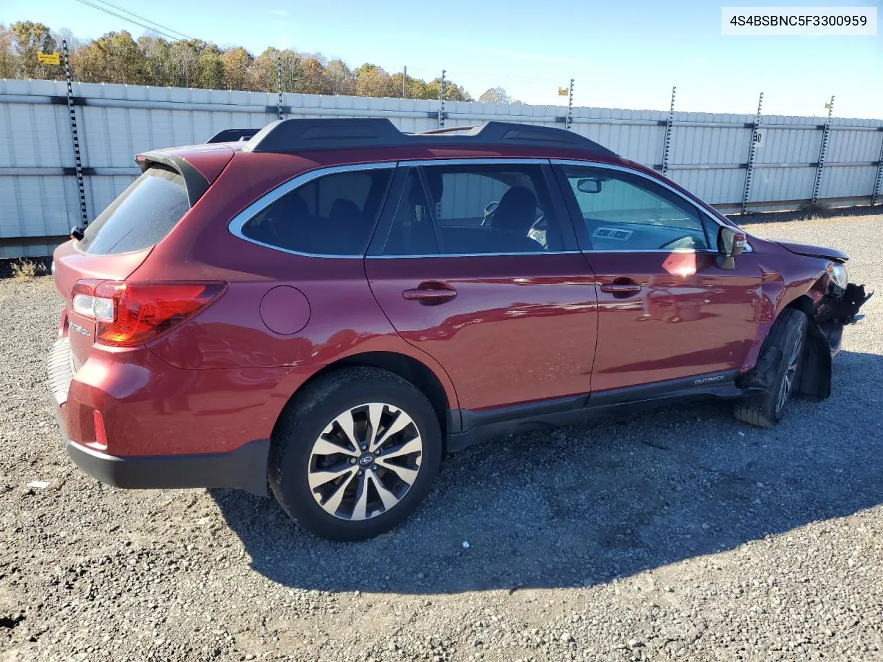 2015 Subaru Outback 2.5I Limited VIN: 4S4BSBNC5F3300959 Lot: 80183004