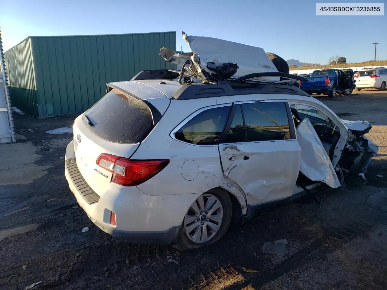 2015 Subaru Outback 2.5I Premium VIN: 4S4BSBDCXF3236855 Lot: 80679124